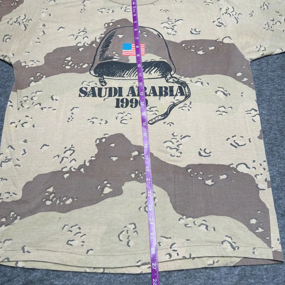 Vintage Operation Desert Storm 90s Desert Storm Camo Shirt Military War Graphic View 5